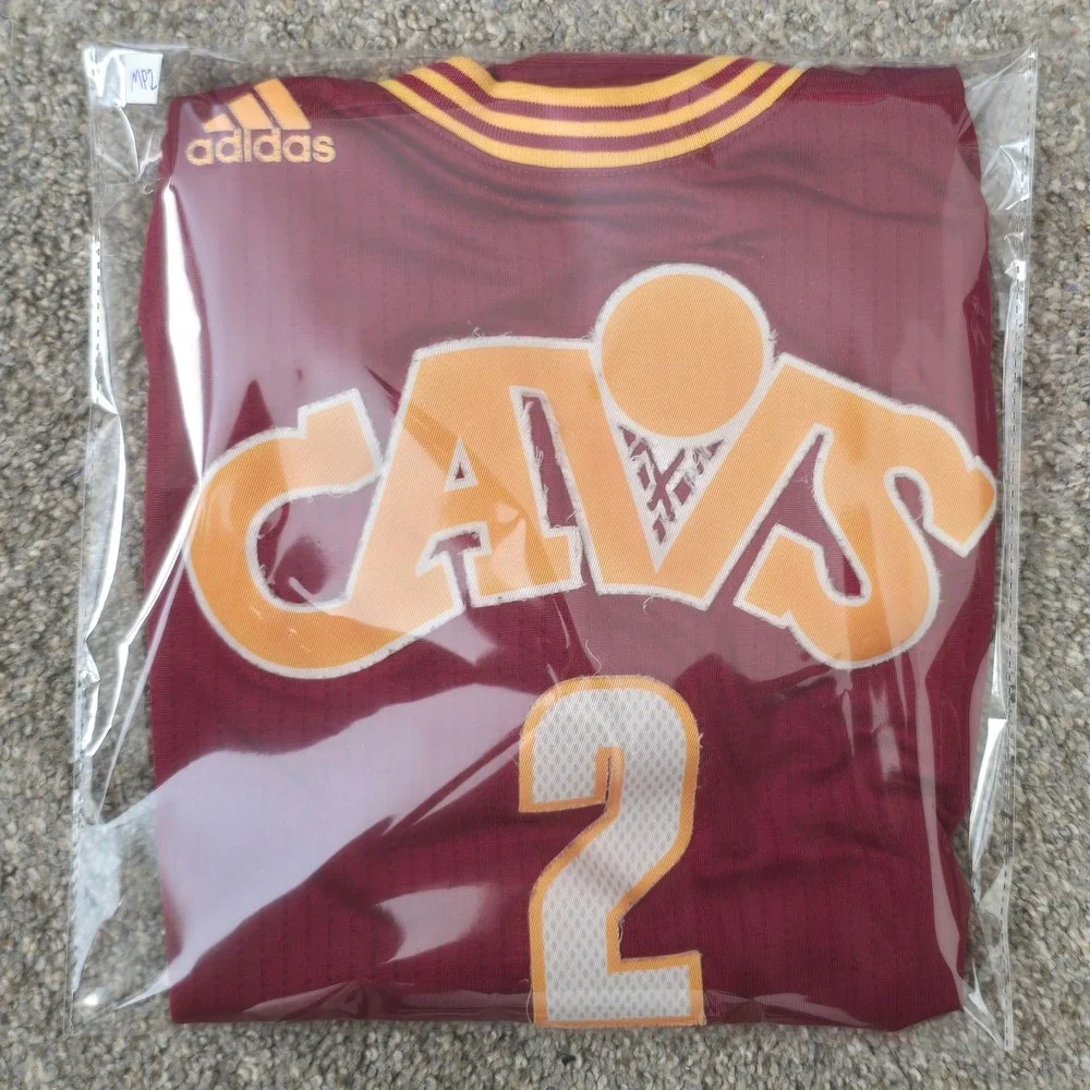 Cleveland Cavaliers Kyrie Irving 2015 Retro Adidas NBA Basketball Jersey Large+2